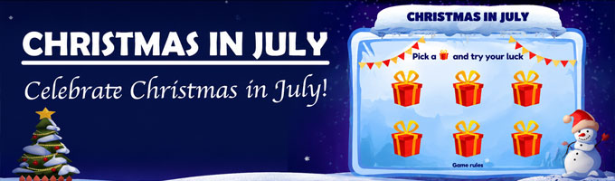 Christmas in July Promotion